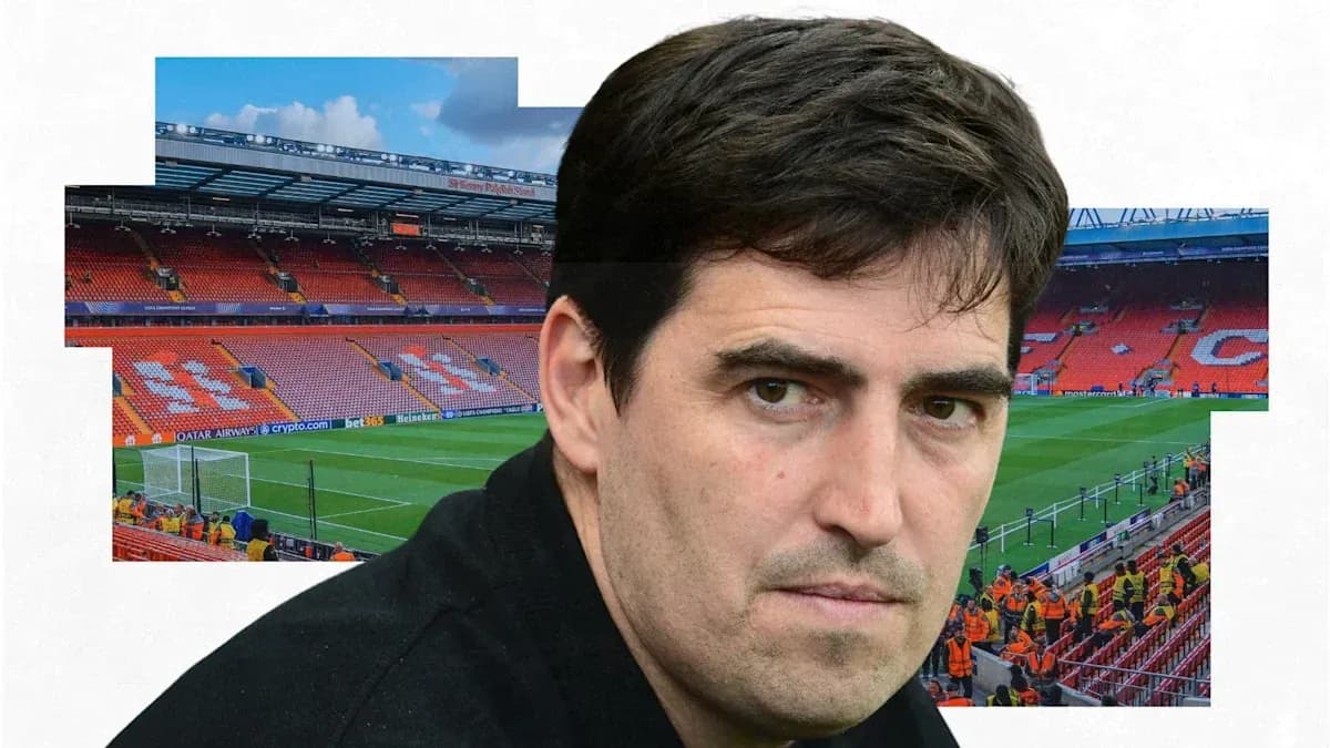 Homme au premier plan avec stade en arrière-plan