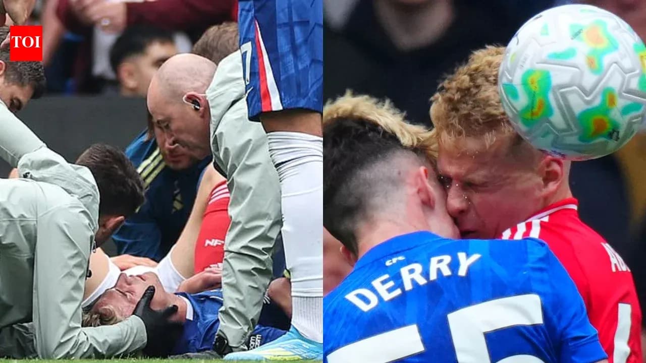Joueurs blessés et collision lors du match