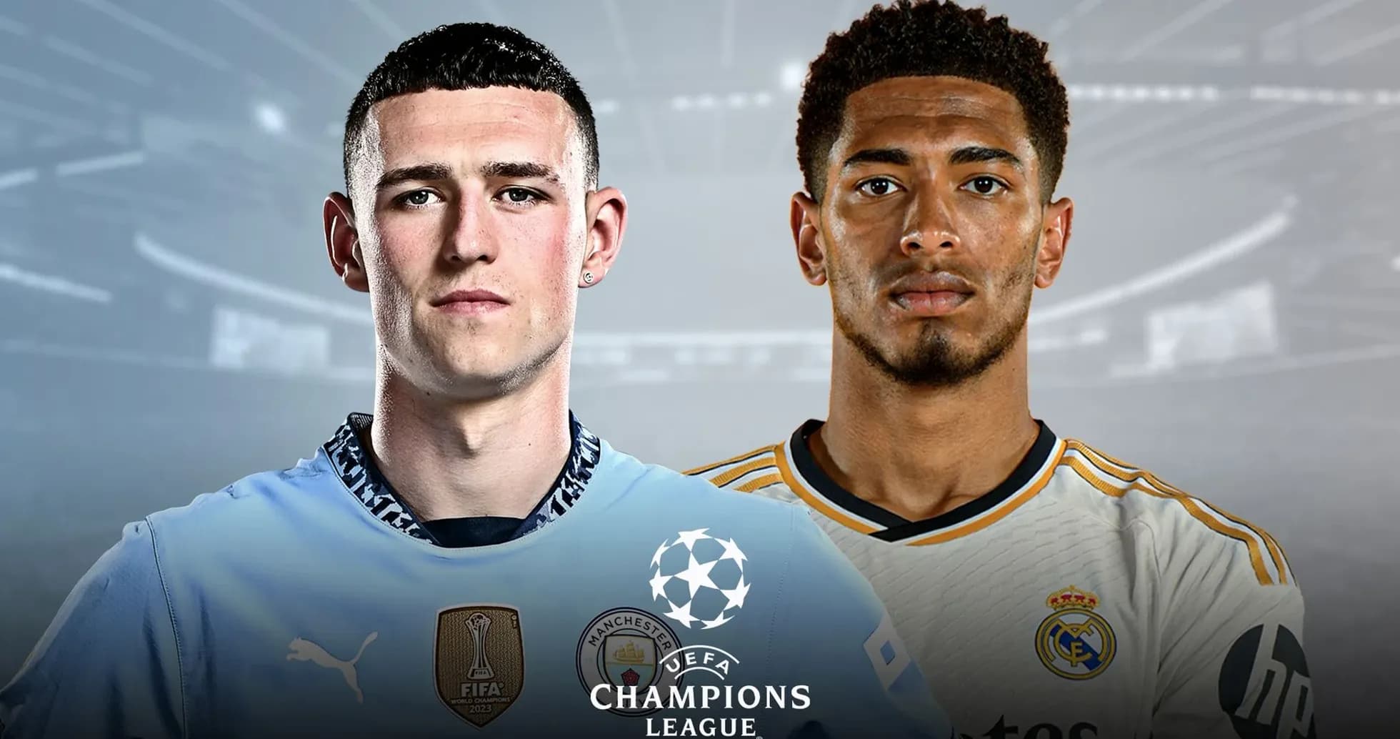 Phil Foden et Jude Bellingham avant le match