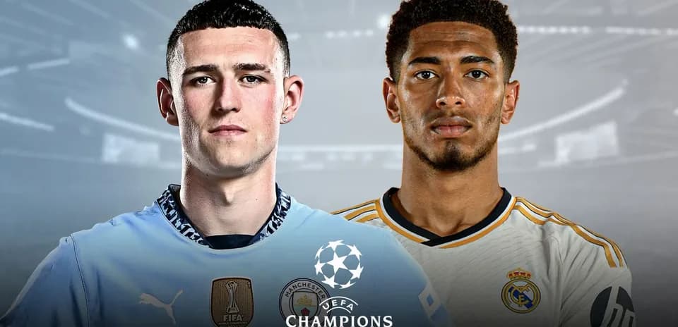 Phil Foden et Jude Bellingham avant le match