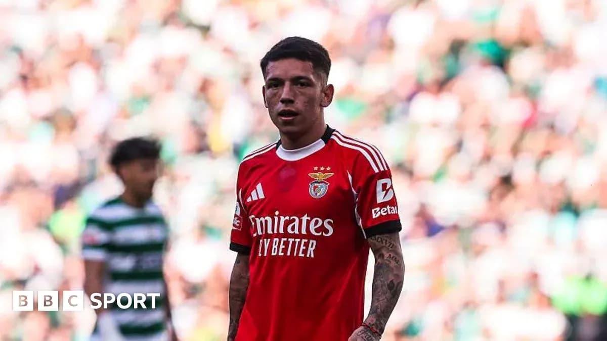 Joueur de Benfica sur le terrain lors d'un match