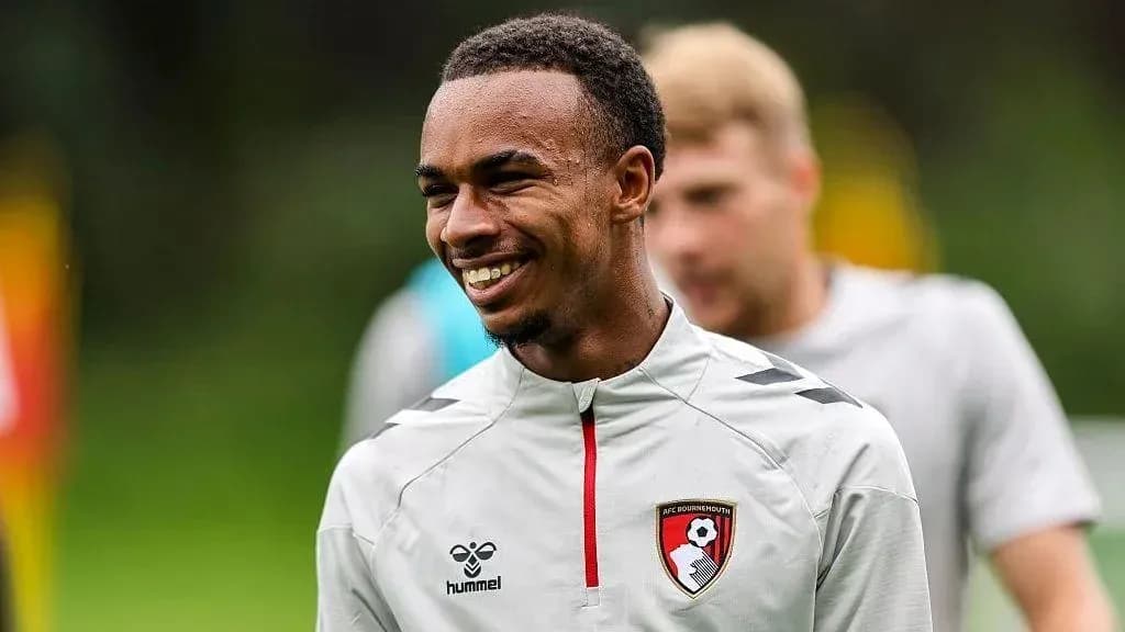 Joueur d'AFC Bournemouth lors d'une séance d'entraînement
