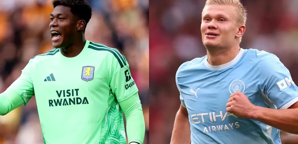 Gardien d'Aston Villa et attaquant de Manchester City