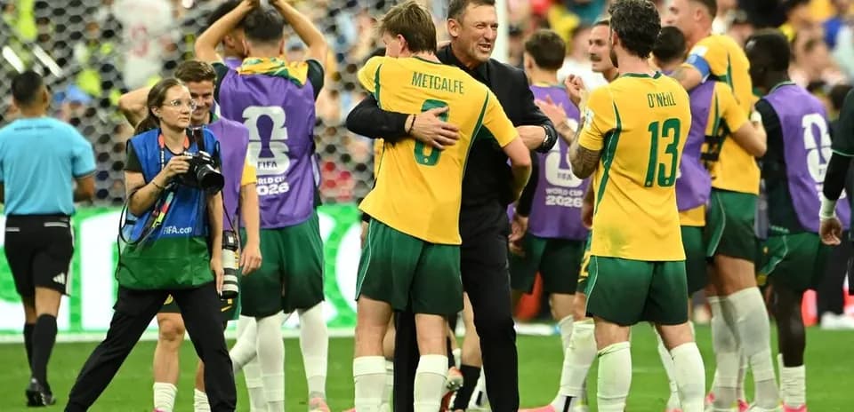 Joueurs australiens célébrant après un match