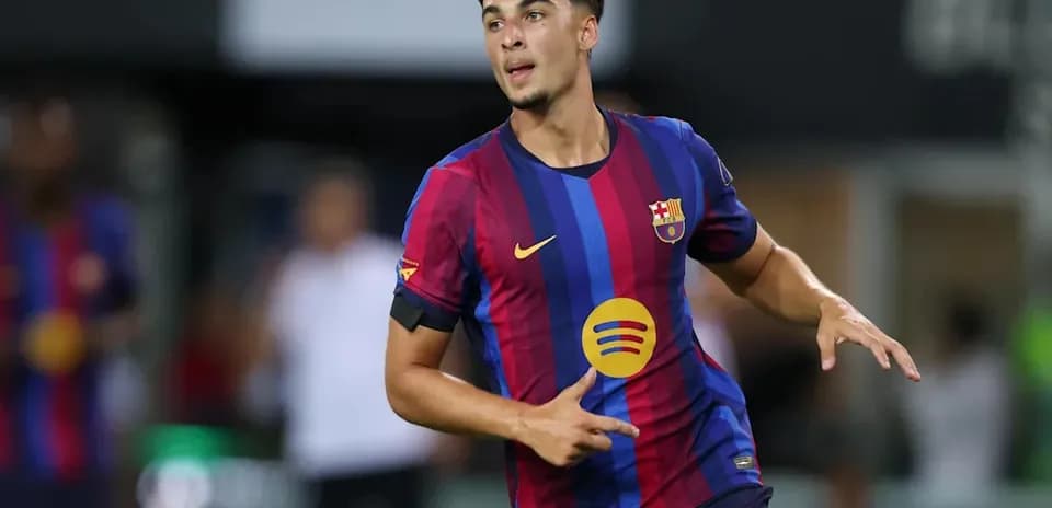 Joueur du FC Barcelone célébrant un but
