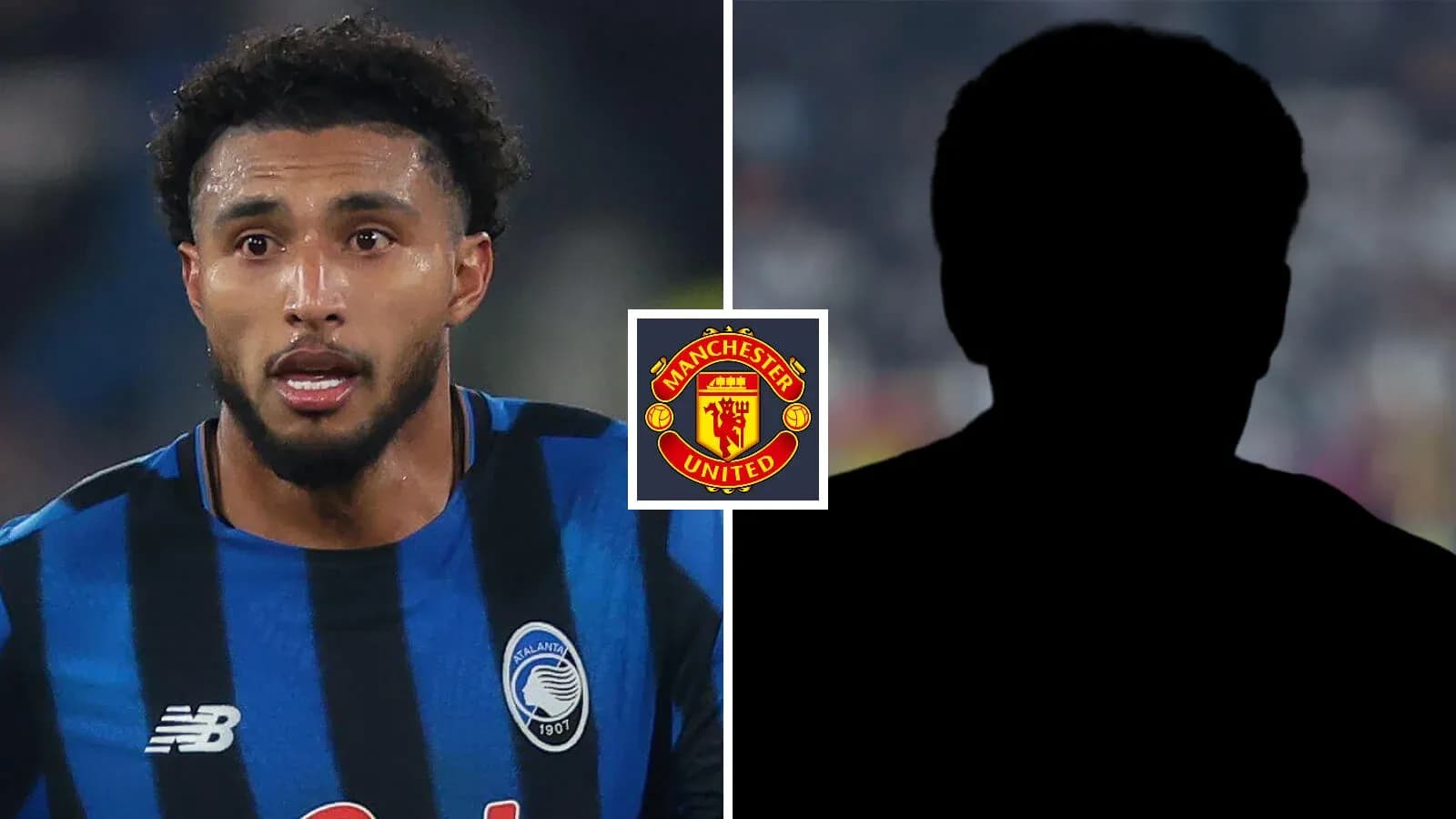 Joueur d'Atalanta avec logo de Manchester United