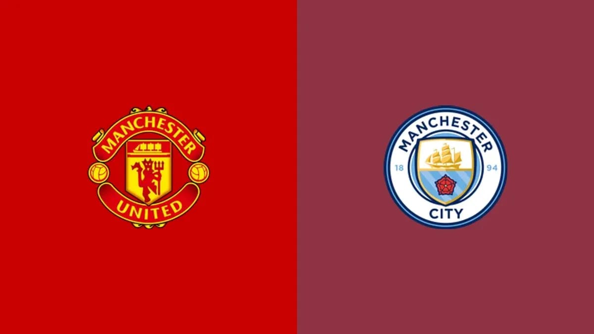 Logos de Manchester United et Manchester City