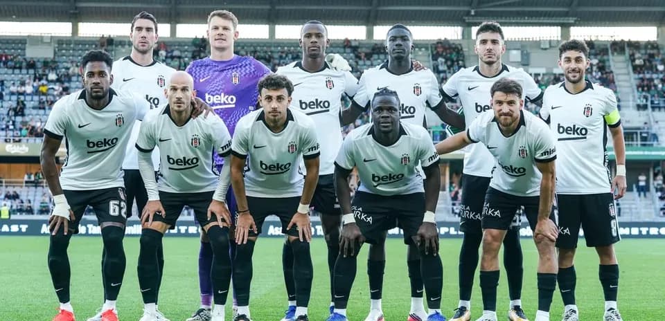 Équipe de Beşiktaş avant le match