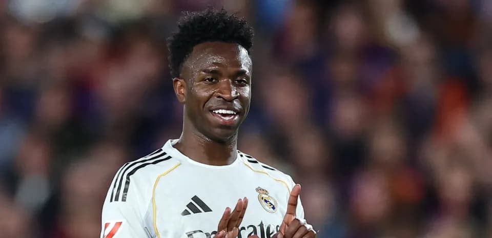 Joueur de Real Madrid célébrant un moment du match