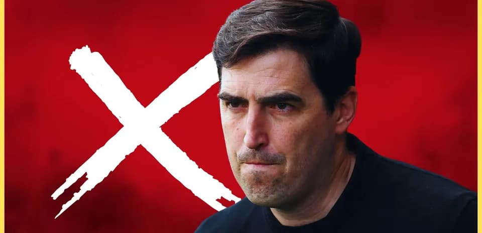 Entraîneur avec un fond rouge et un X blanc