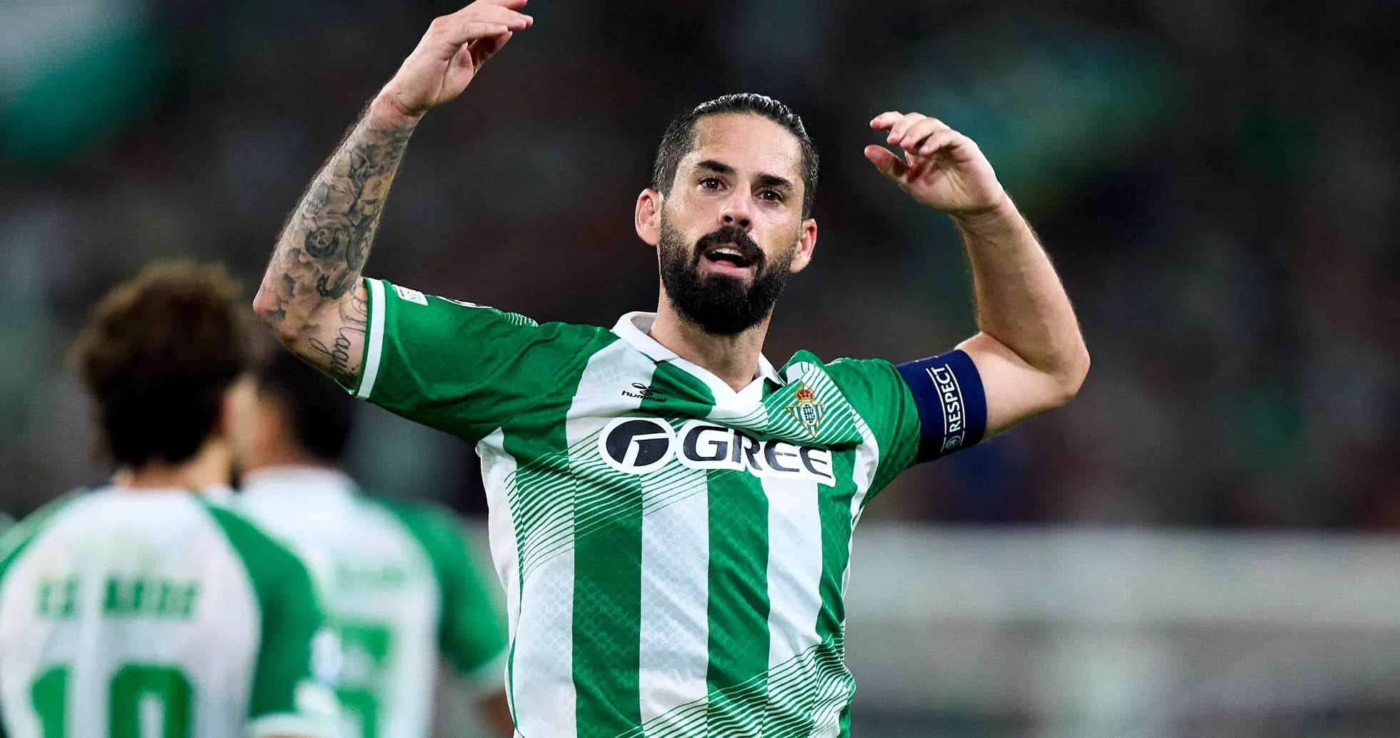 Isco célébrant un but pour le Real Betis