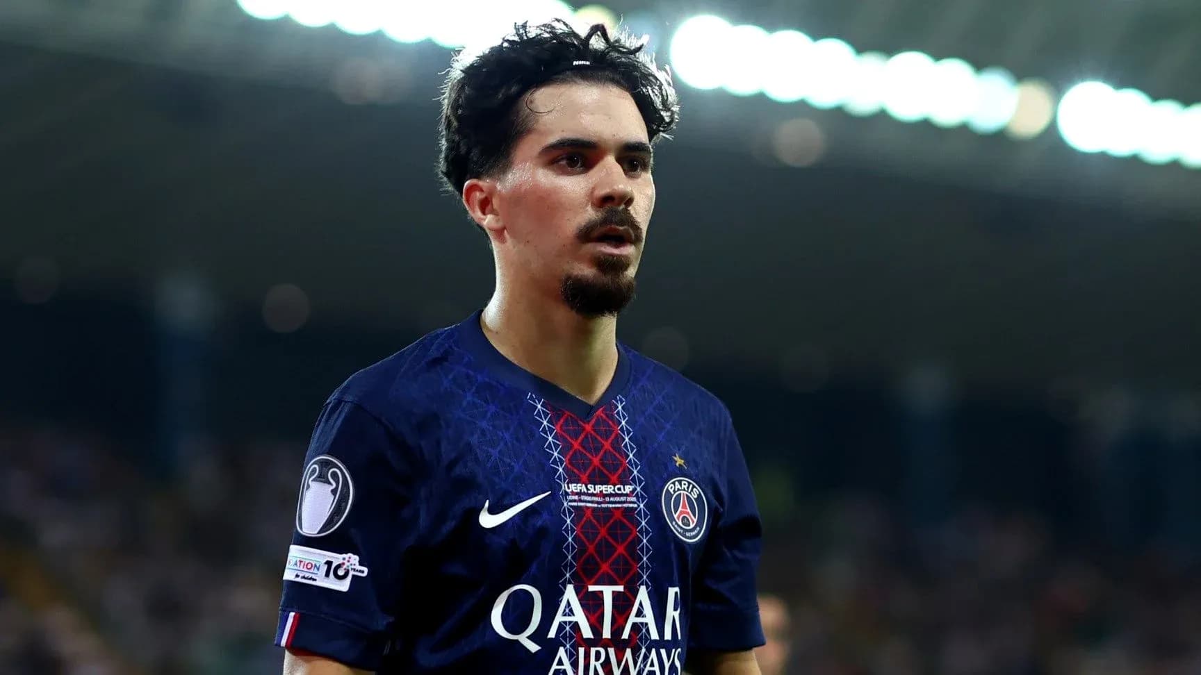 Joueur de Paris Saint-Germain sur le terrain
