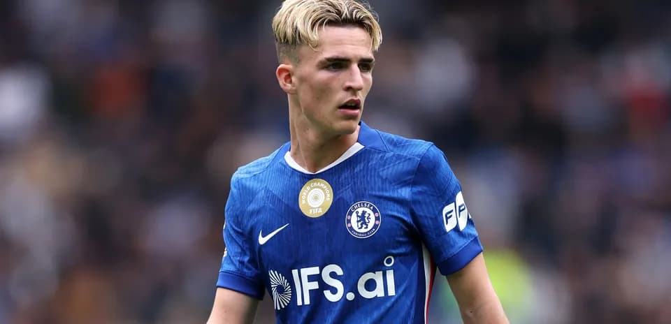 Joueur de Chelsea en action sur le terrain