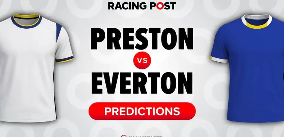 Maillots de Preston et Everton avec prédictions