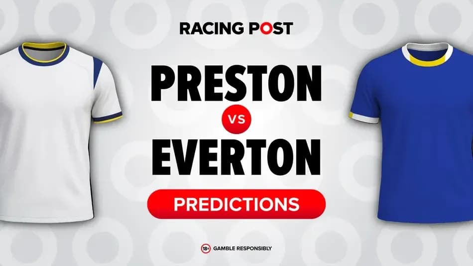 Maillots de Preston et Everton avec prédictions