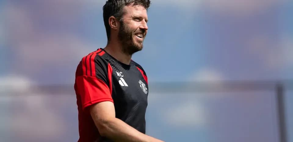 Entraîneur de Manchester United lors d'une séance d'entraînement