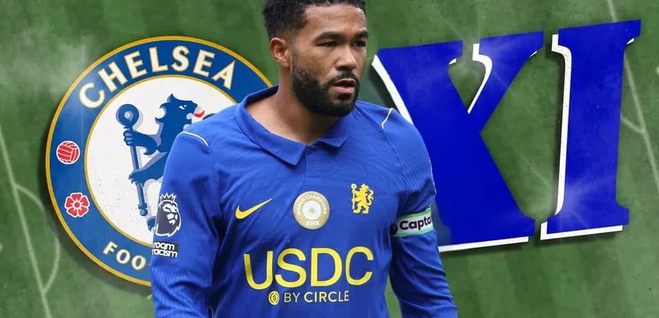 Joueur de Chelsea en tenue avec logo du club