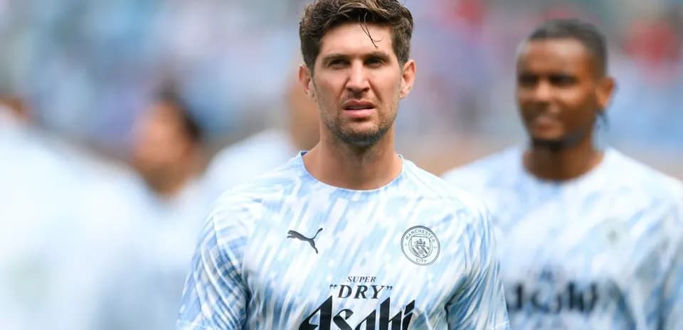 Joueur de Manchester City en tenue d'entraînement
