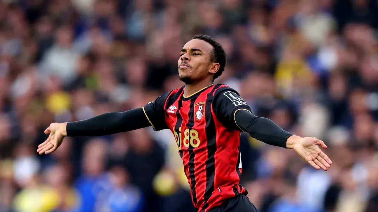 Joueur de Bournemouth célèbre un but