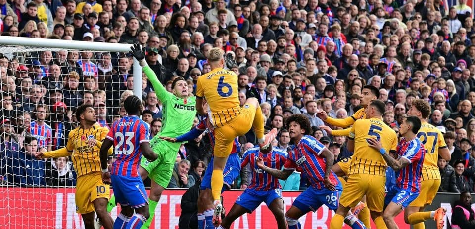 Crystal Palace s'impose à l'Amex : Brighton puni malgré la possession