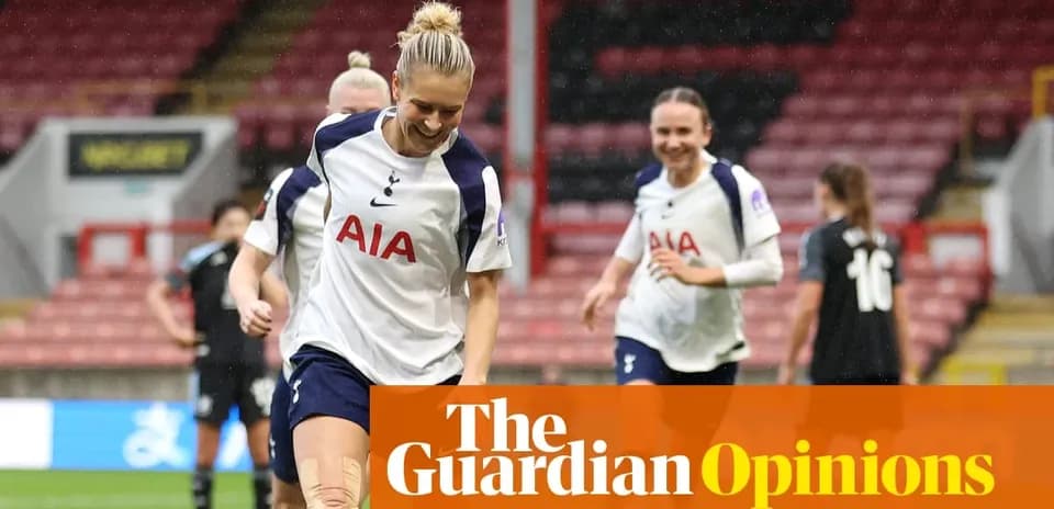 Joueuses de Tottenham célébrant sur le terrain