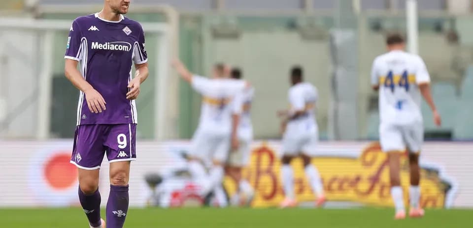 Joueur de la Fiorentina sur le terrain