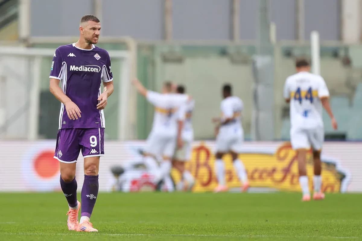 Joueur de la Fiorentina sur le terrain