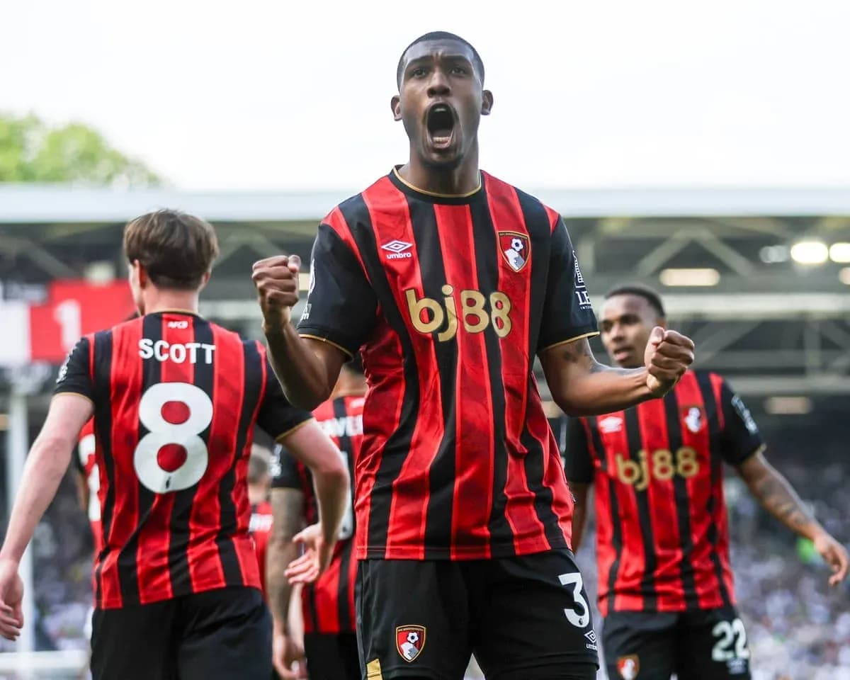 Joueur de Bournemouth célébrant un but