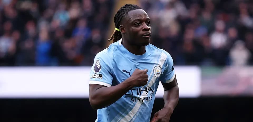 Joueur de Manchester City célébrant un but
