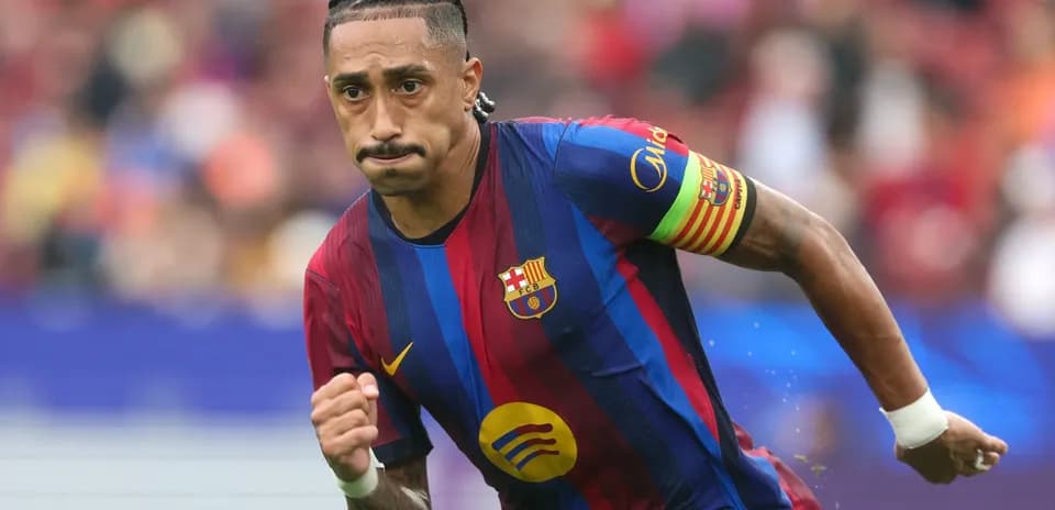 Joueur du FC Barcelone courant sur le terrain