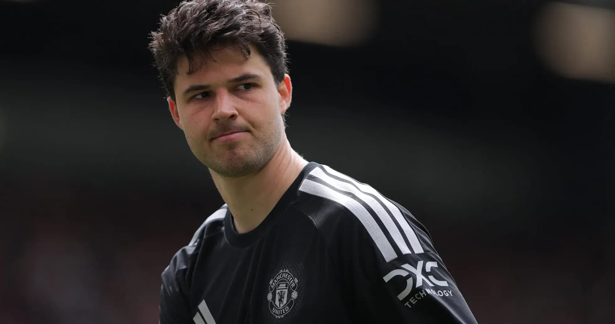 Gardien de but de Manchester United sur le terrain