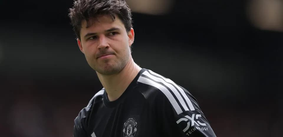 Gardien de but de Manchester United sur le terrain