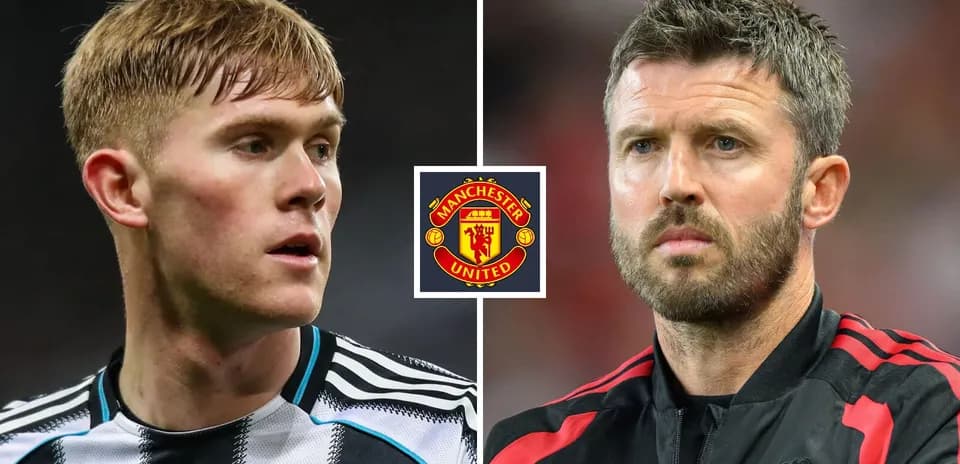 Joueurs de Newcastle et Manchester United en duel