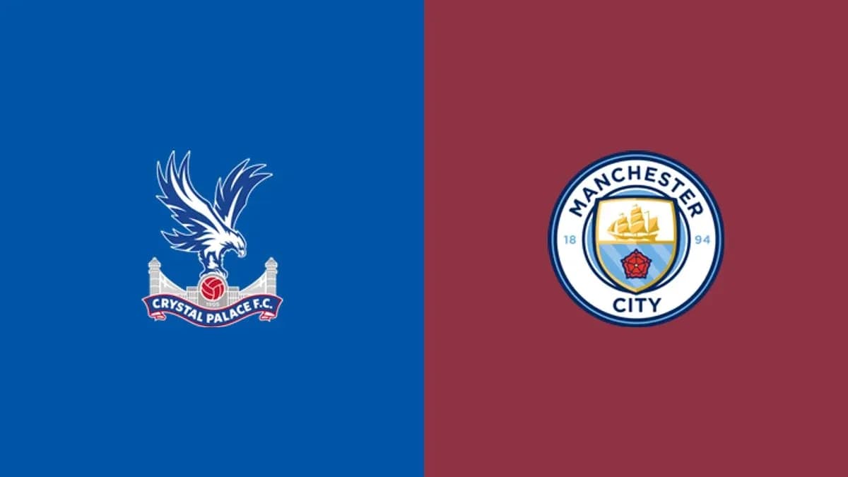 Logos de Crystal Palace et Manchester City
