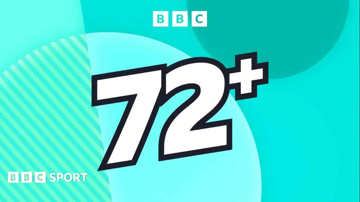 Logo de BBC Sport avec le texte 72+