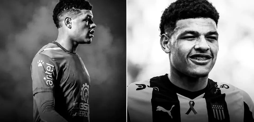 Bruno Betancor en maillots de football, profil et sourire