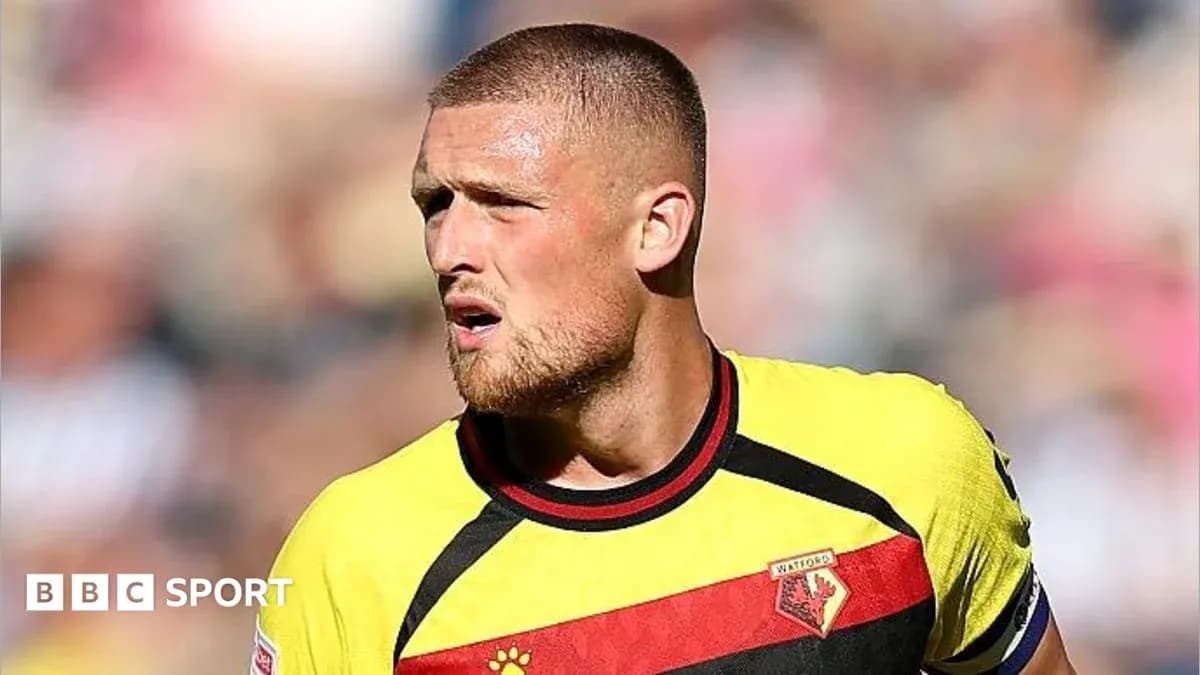 Joueur de Watford en action sur le terrain
