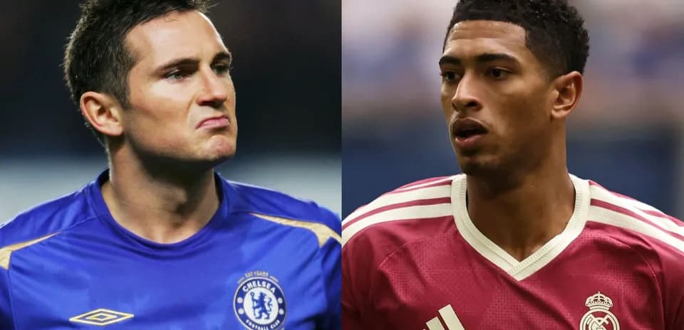 Deux joueurs en maillot de Chelsea et Real Madrid