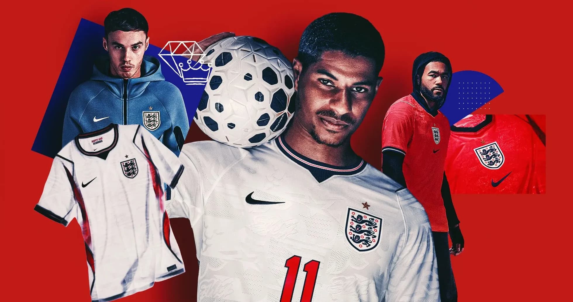 Le nouveau maillot domicile de l'Angleterre : un clin d'œil aux classiques