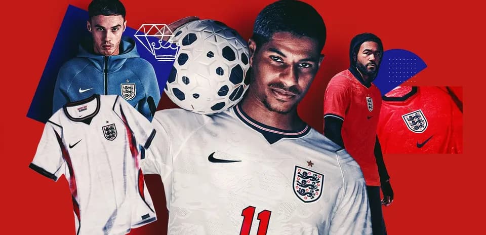 Le nouveau maillot domicile de l'Angleterre : un clin d'œil aux classiques