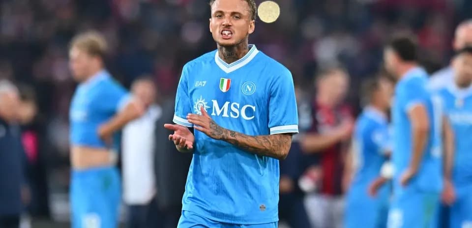 Joueur du Napoli en action sur le terrain
