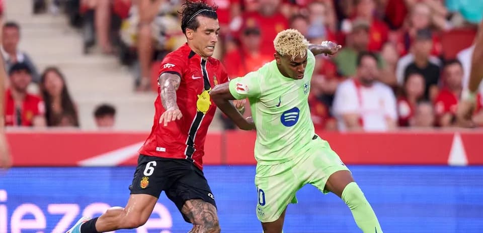 Deux joueurs en compétition lors du match