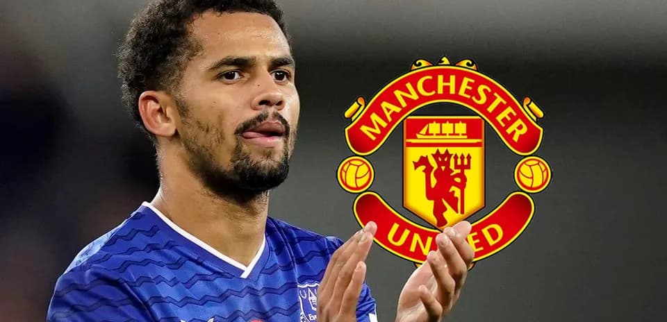 Joueur applaudissant avec logo de Manchester United