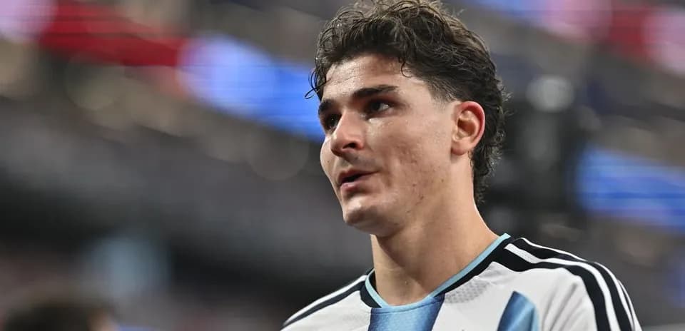 Joueur argentin en maillot de l'équipe nationale
