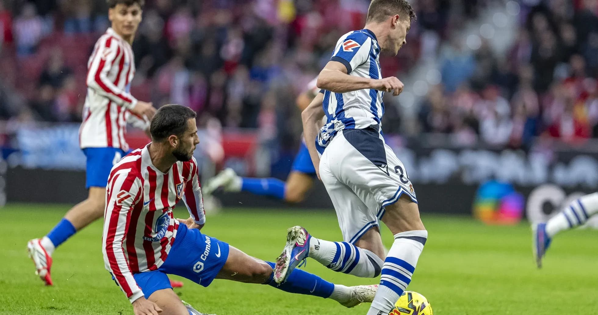 Un joueur de la Real Sociedad en action
