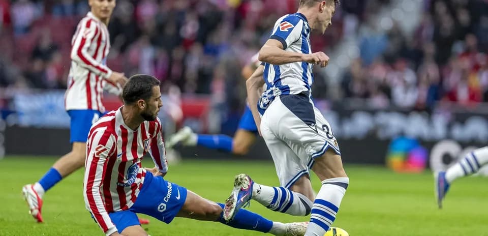 Un joueur de la Real Sociedad en action