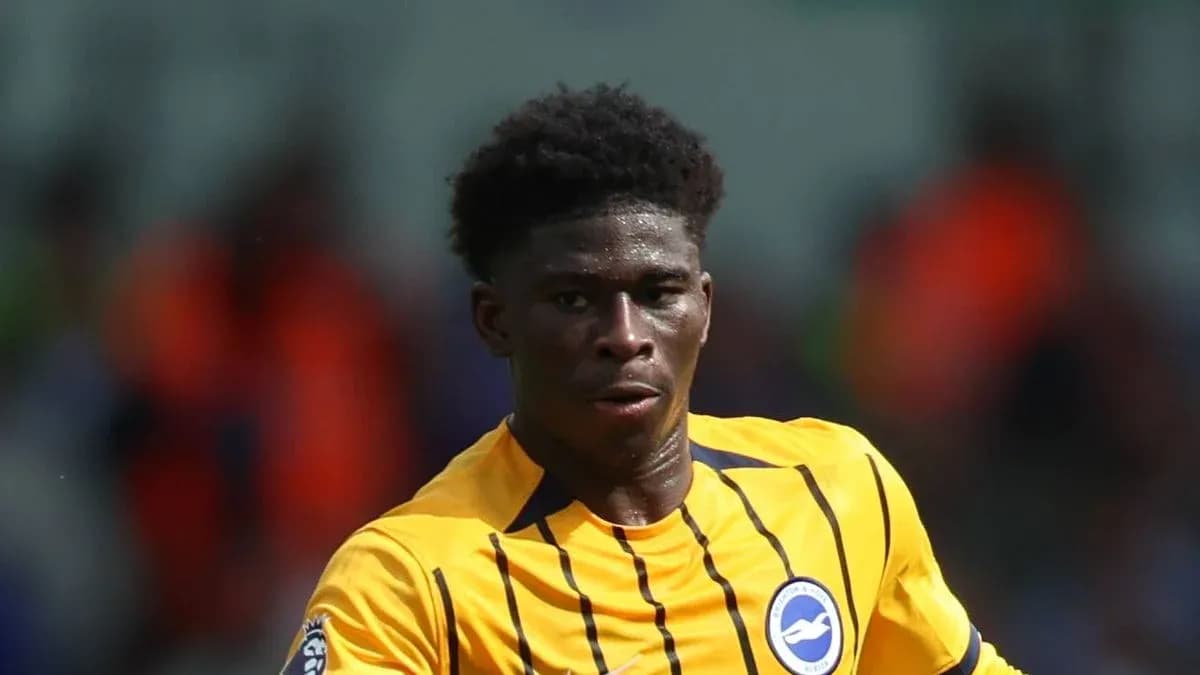 Joueur de Brighton en action sur le terrain