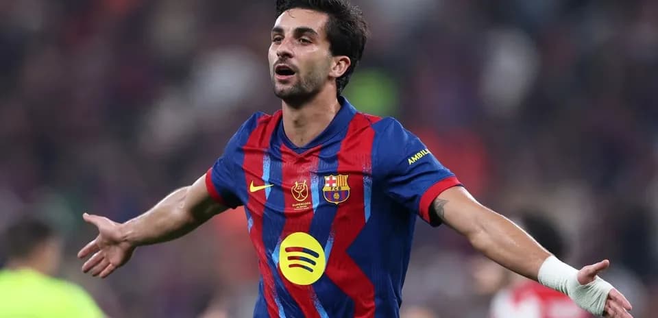 Joueur du FC Barcelone célébrant un but