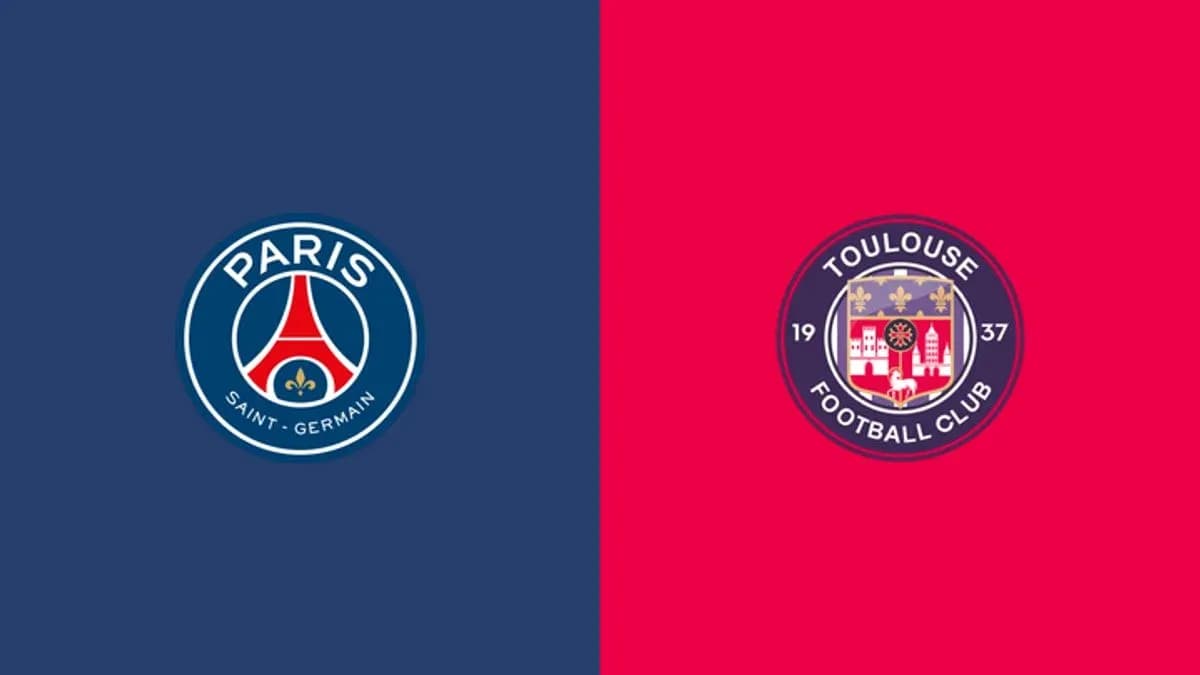 Logos de Paris Saint-Germain et Toulouse FC