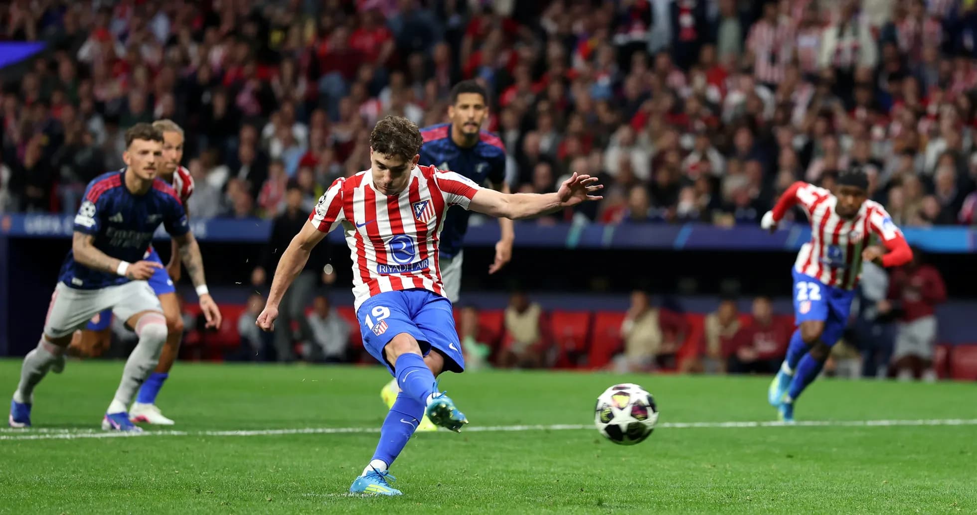 Tireur de penalty d'Atletico Madrid